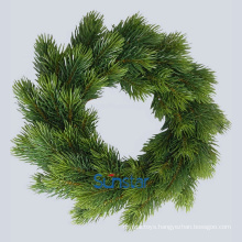 Artificial Christmas Wreath 30cm PE Pine Ring Artificial Plant for Holiday Decoration & Gift (32263)